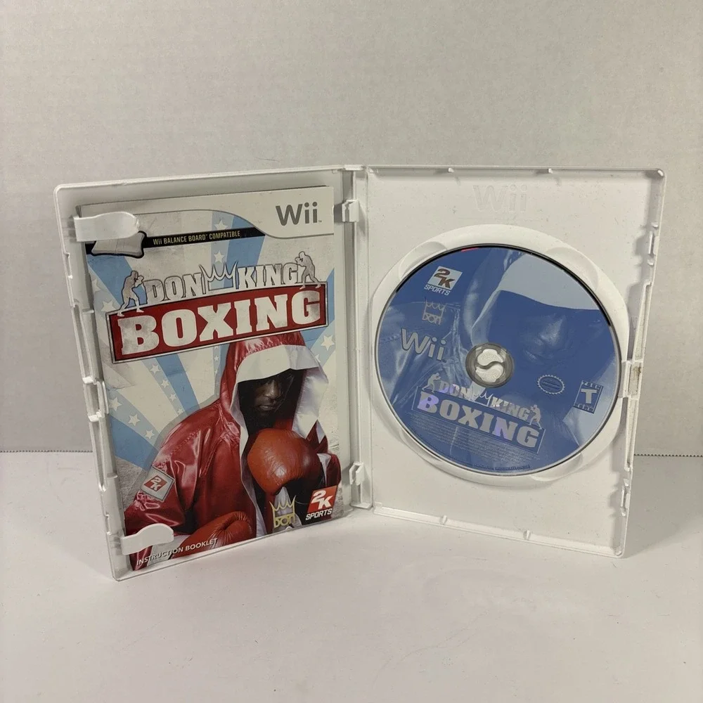 Don King Boxing Nintendo Wii 2K Sports Wii Balance Board Compatible CIB